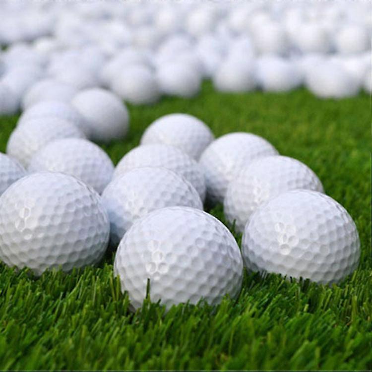10PCS 4.2CM New Golf Double-layer Practice Ball Next Game Ball