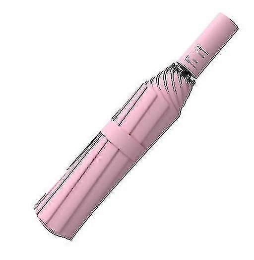 Automatic Large Wind-resistant Folding Umbrella, Sun-proof Umbrellapink