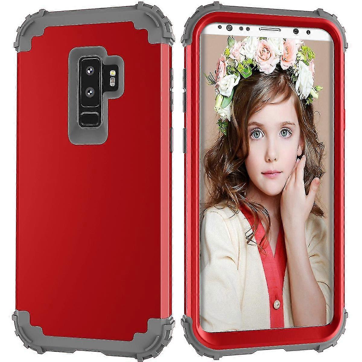 غطاء حماية بسيط لسامسونج S9 بلس ، مضاد لبصمات الأصابع ، شعور باللمس للبشرة ، حماية من السقوط