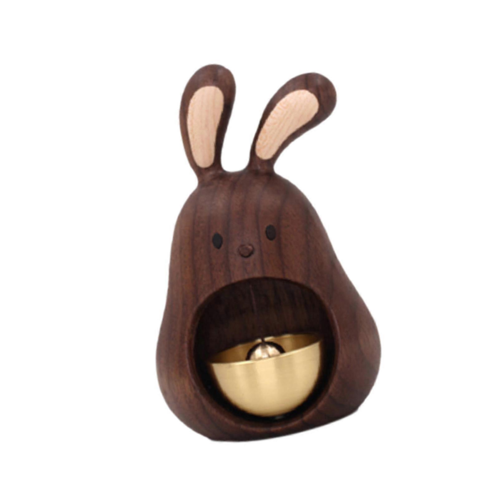 Ahşap Kapı Zili Süsleme Doğum Günü Hediyesi Kapı Zili Kolye İş Kapı Dükkanı Koyu Kahverengi