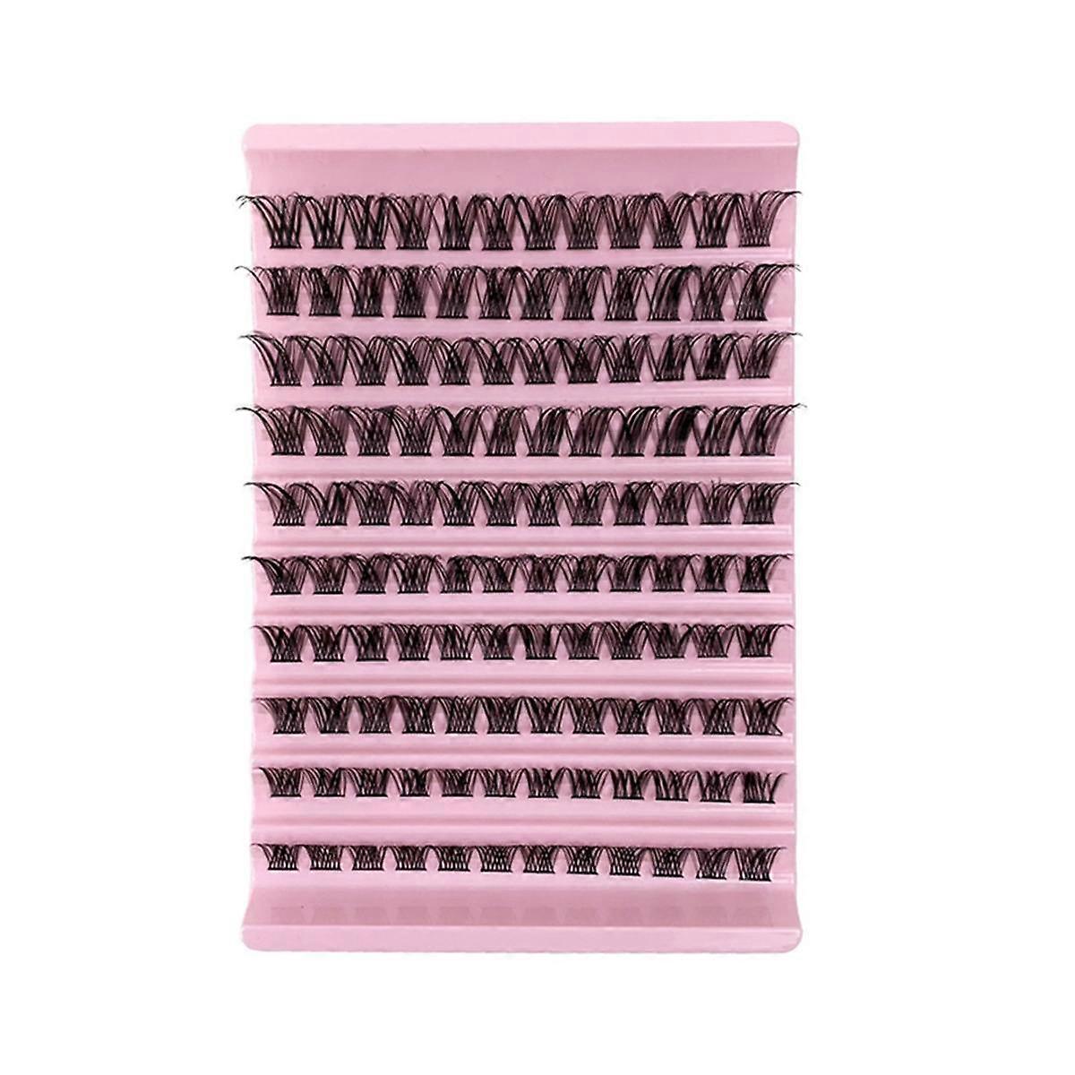 D02 DIY Cluster Lashes Volume Natural Segmented Eyelashes Bundles Eyelash Extension Individual Lashes Eyelashes Bundle