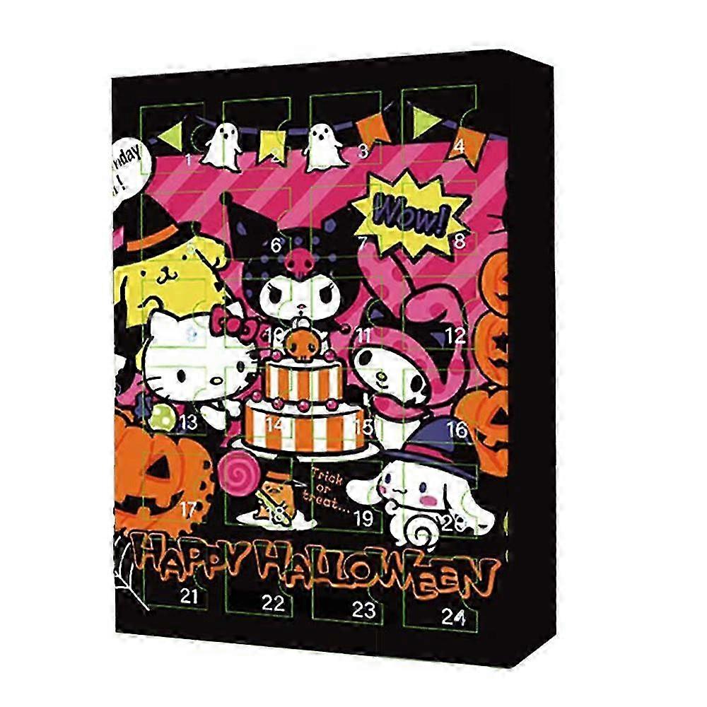 2024 Halloween Advent Calendar,24 Ημέρες αντίστροφη μέτρηση Sanrio Advent Calendar Συλλεκτικά παιχνίδια