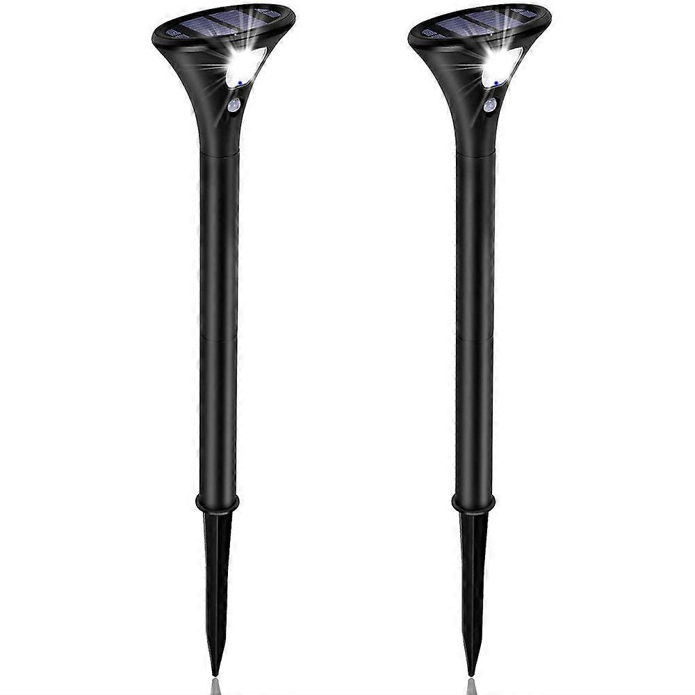 Solar lamp for outdoors, solar lights garden LED with motion sensor 2 modes IP65 waterproof path lights automatically switched on and off for garden, 