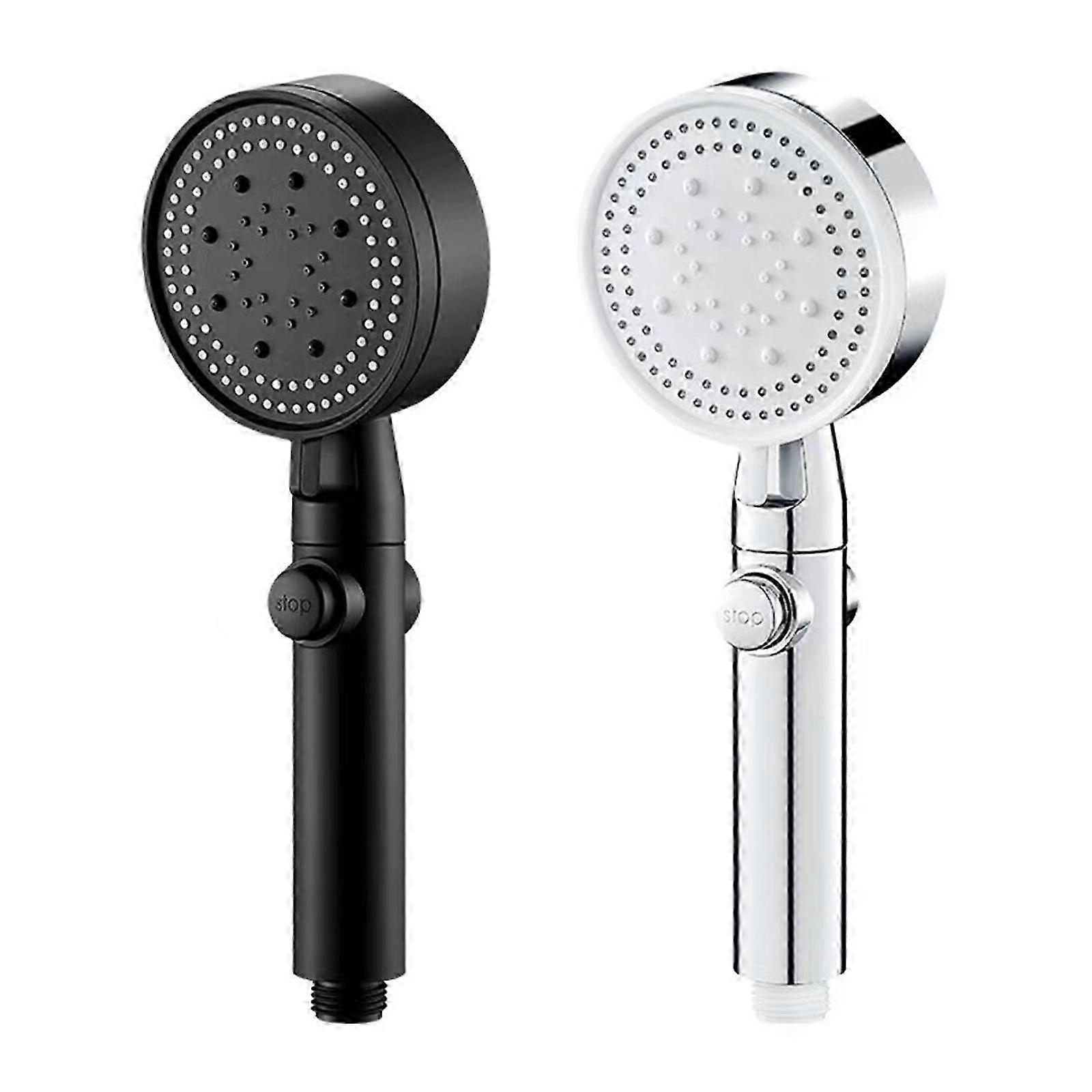 Handheld Shower Head with 5 Modes - Water Saving Button