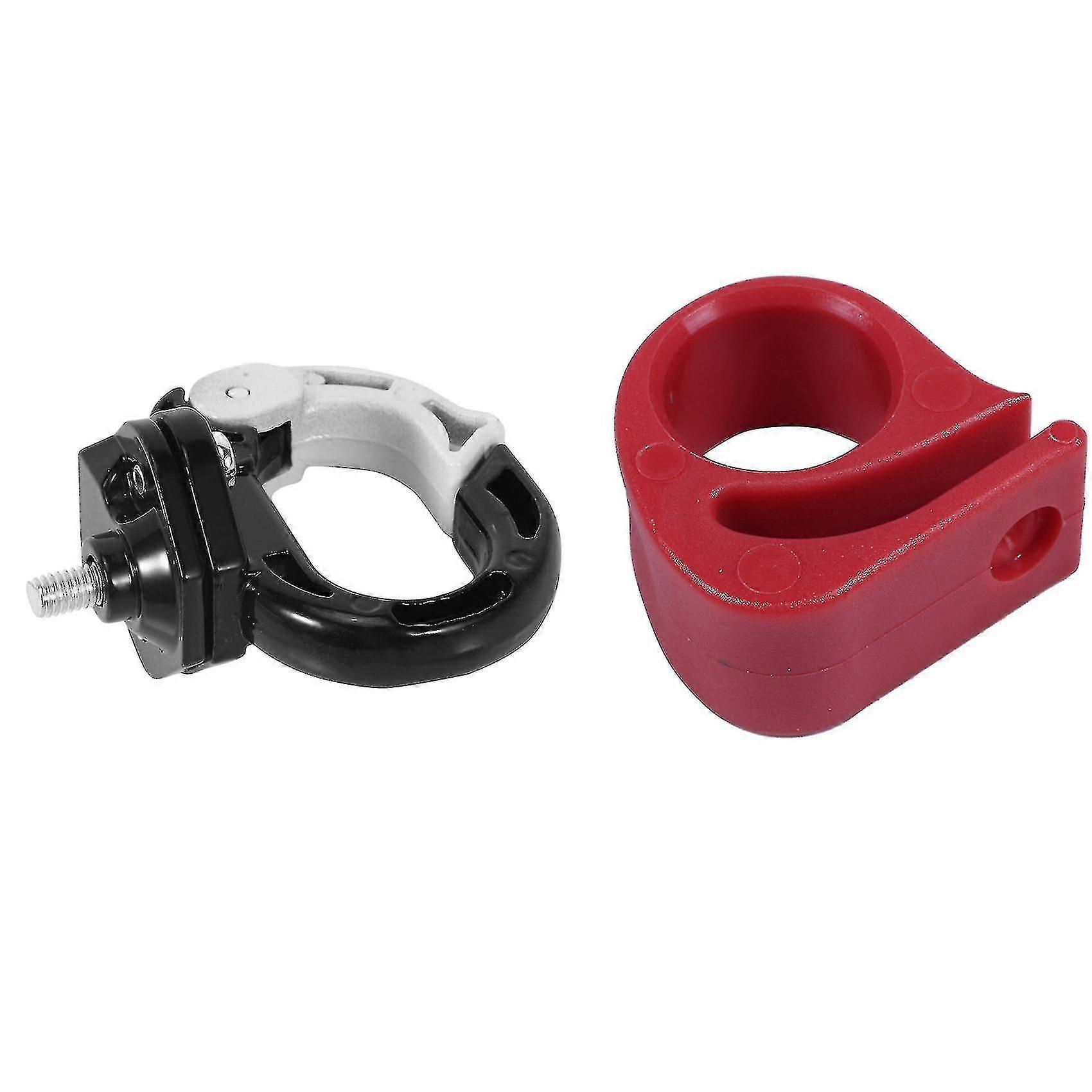 Folding Wrench Buckle Button Hook Finger Release Lever (red)