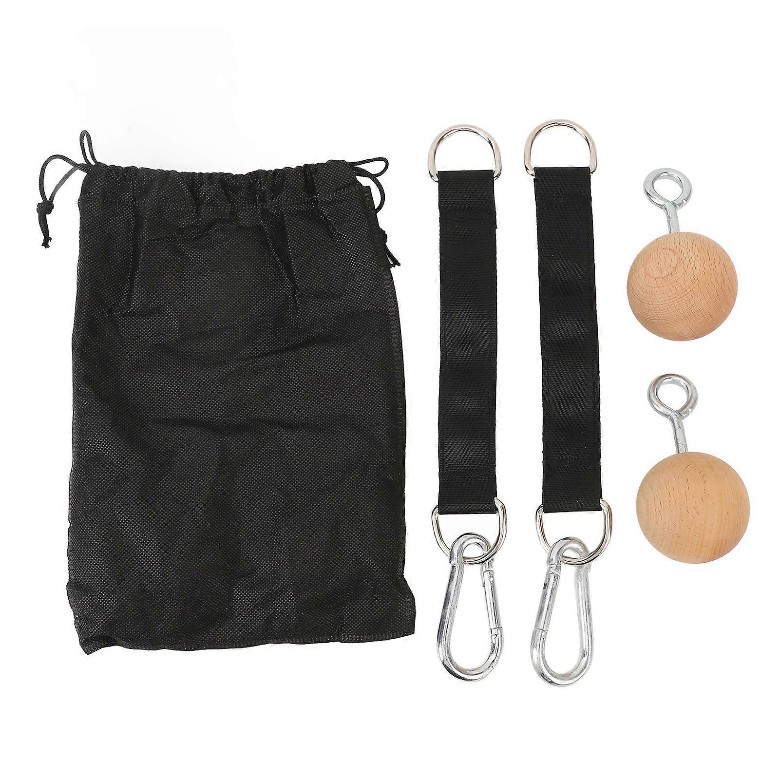 Pull Up Ball Grip 1 Pair Anti Slip Climbing Ball Hold Grip with Strap for Strength Training Fitness Versatile Workout Tool