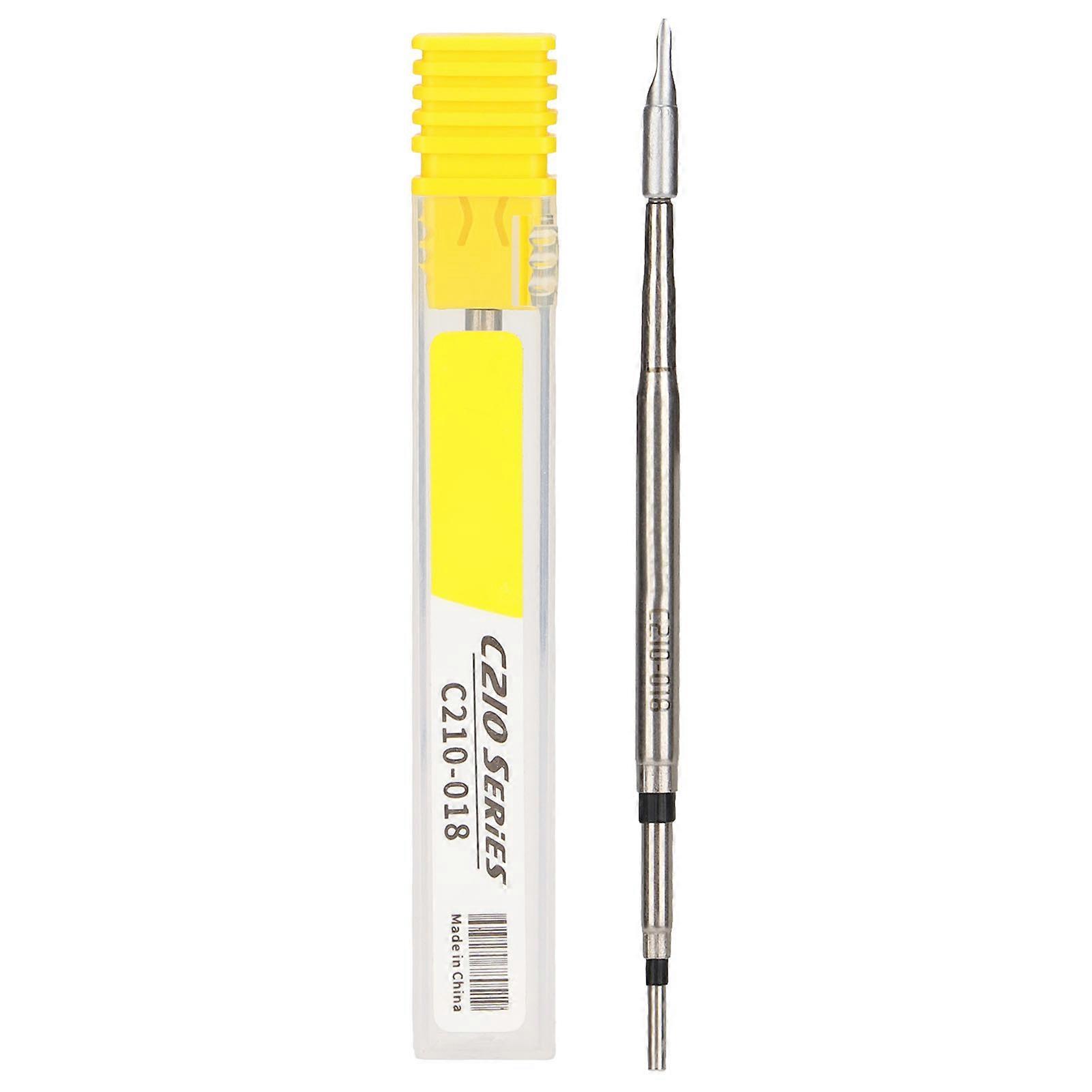 Universal Soldering Iron Tips C210‑018 Knife Tips for T210 T26 Soldering Station Handle Welding Consumables Tool