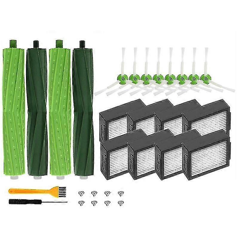Roller Brush Hepa Filter Side Brush For Irobot Roomba I7 I7+ E5 Plus