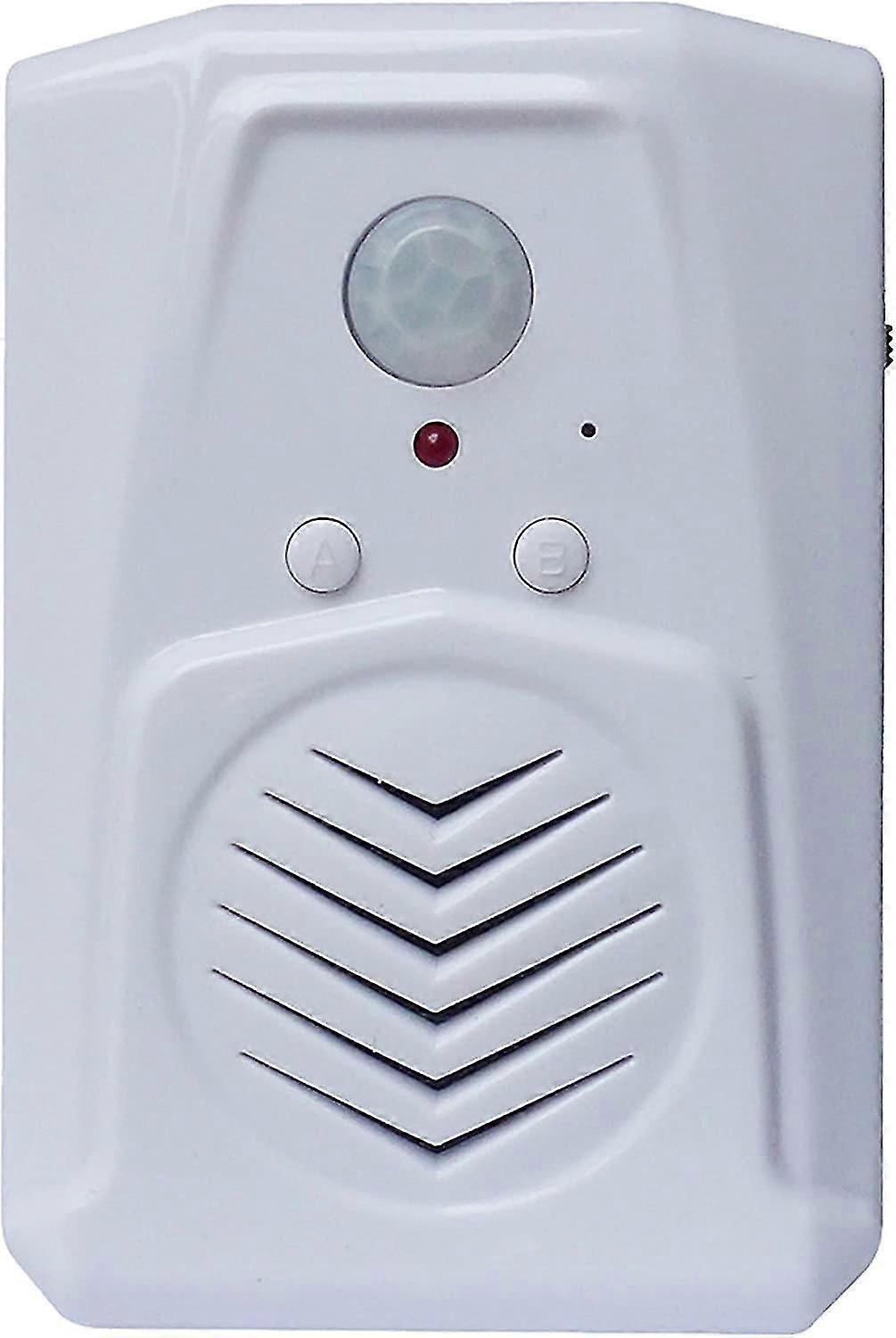Pir Infrared Motion Sensor, Pro Edition With Multi-track Playback. Download Your Own Custom Mp3 Sound Files To Play Speech, Music Or Sound Effects