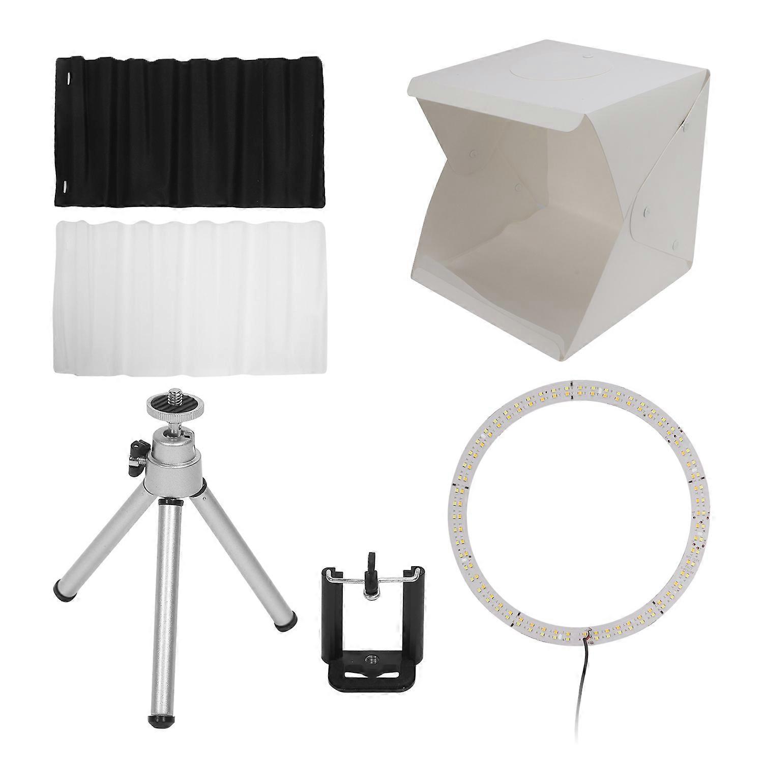 Photo Studio Portable Photography Desktop Light Box Background Tripod 10 Gears Dimmable Shooting Acc