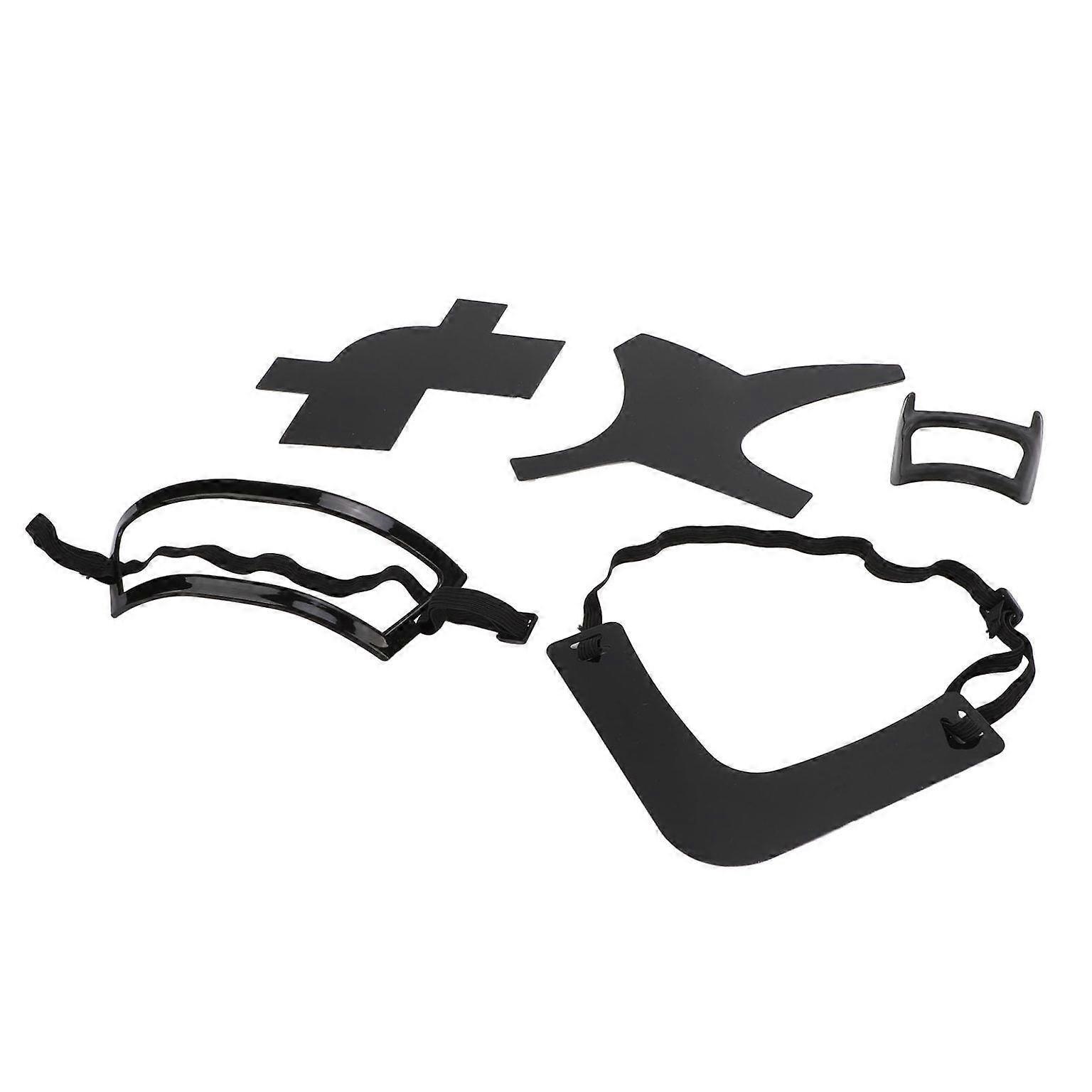 5-Piece Beard Shaping Tool Set: Mustache Lineup Stencil & Beard Template