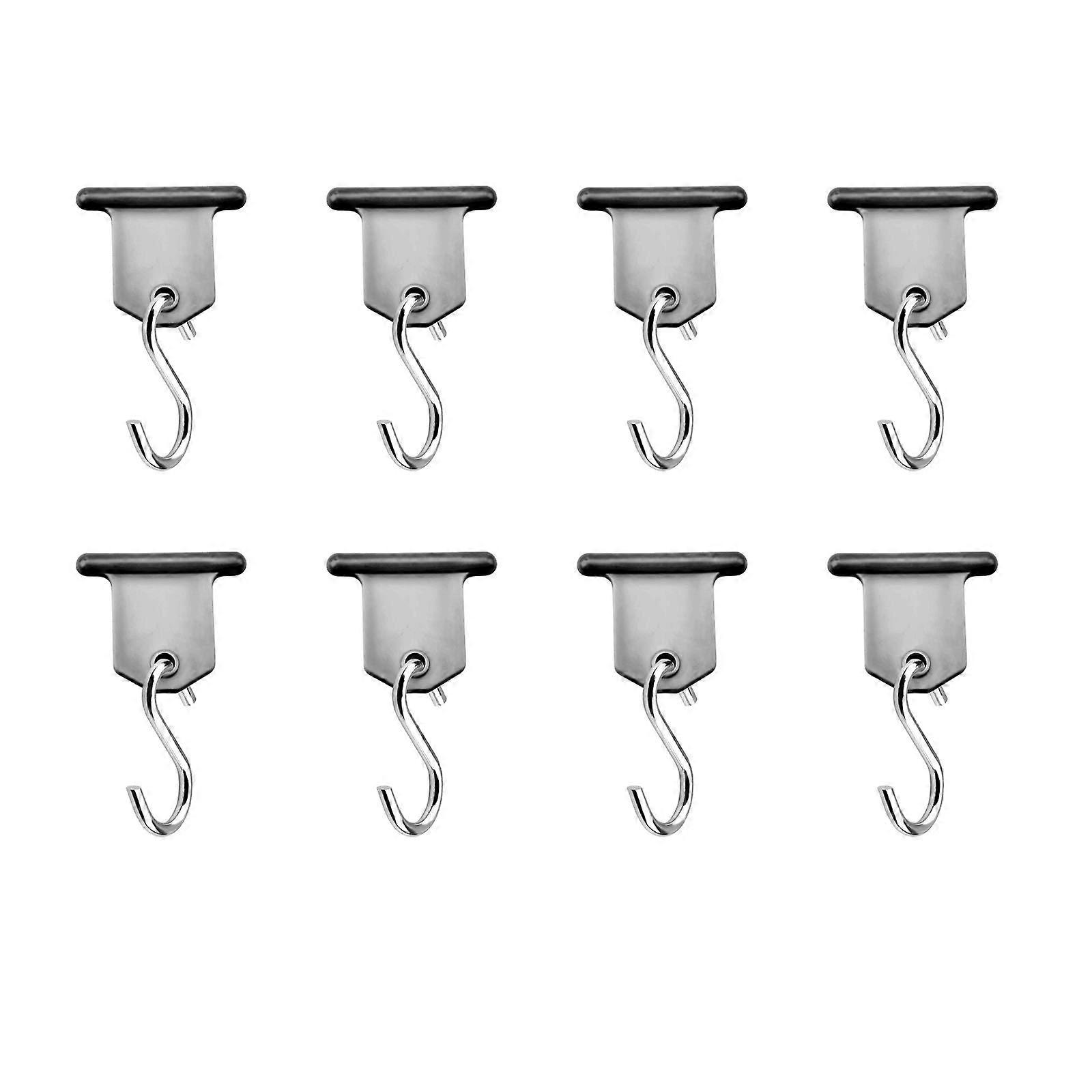 8-Pack RV Awning Light Holders, Durable Slide-In Channel Mount Supports Up to 15lbs Each for Easy Installation