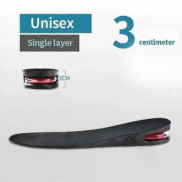 Gaibosi Height Increase Insole Invisible Heightening Template Air Cushion Shoe Inserts Variable Height Insoles Adjustable Cut Foot Pad