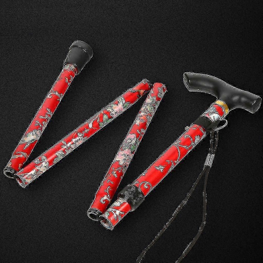 Adjustable Ultralight Walking Cane for Self Standing and Folding