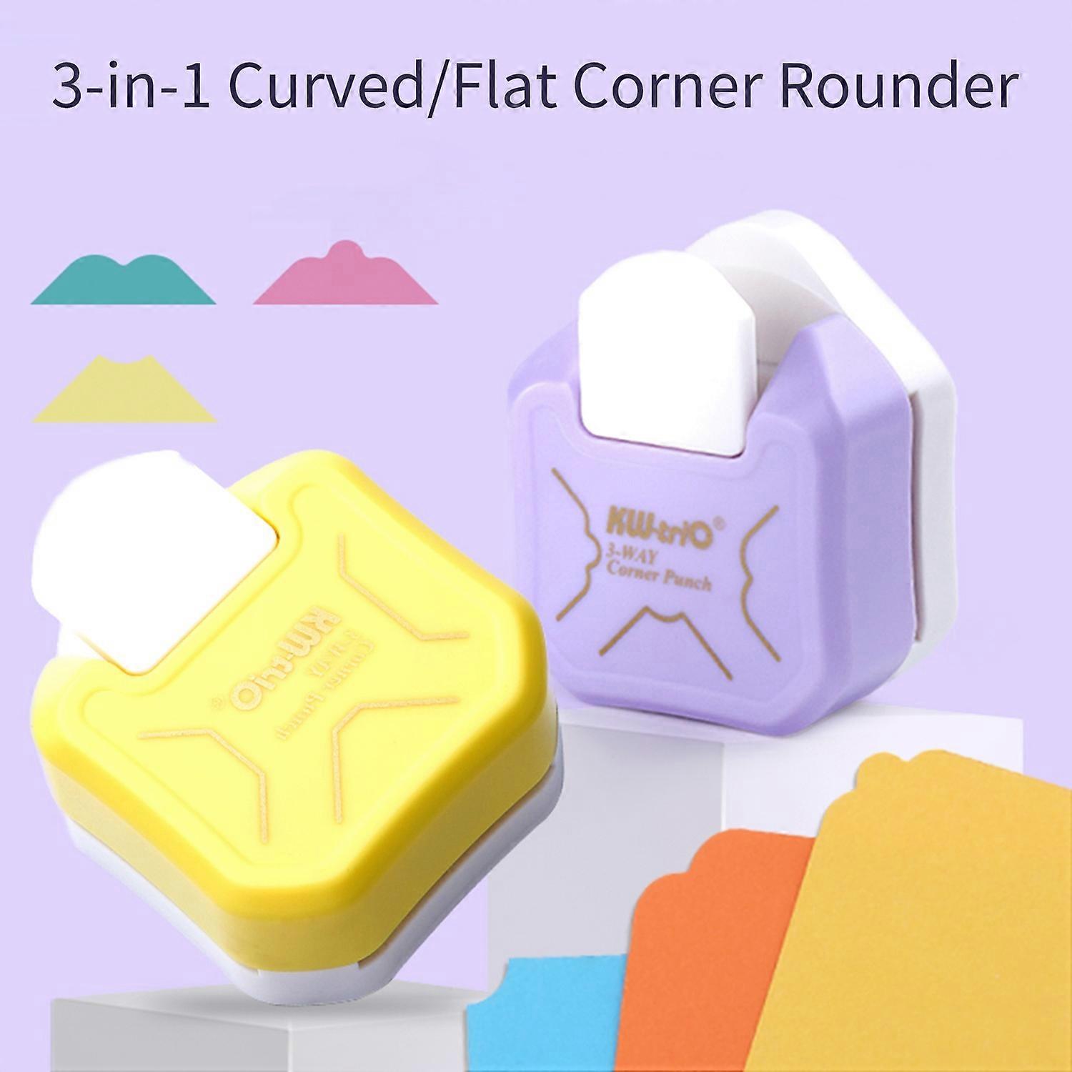 KW-trio 3-in-1 Corner Trimmer Puncher Cutter for Card Photo Paper Laminating Pouche