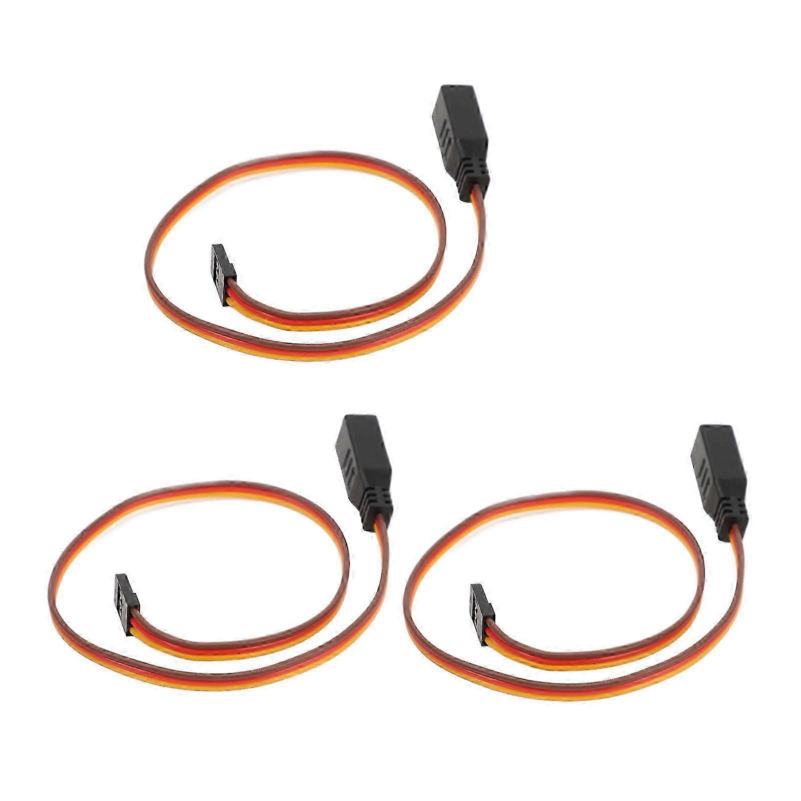 3pcs RCサーボ延長ケーブルサーボ延長接続制御ボードリモートコントロールパーツf26用プロフェッショナルサーボ延長ワイヤー