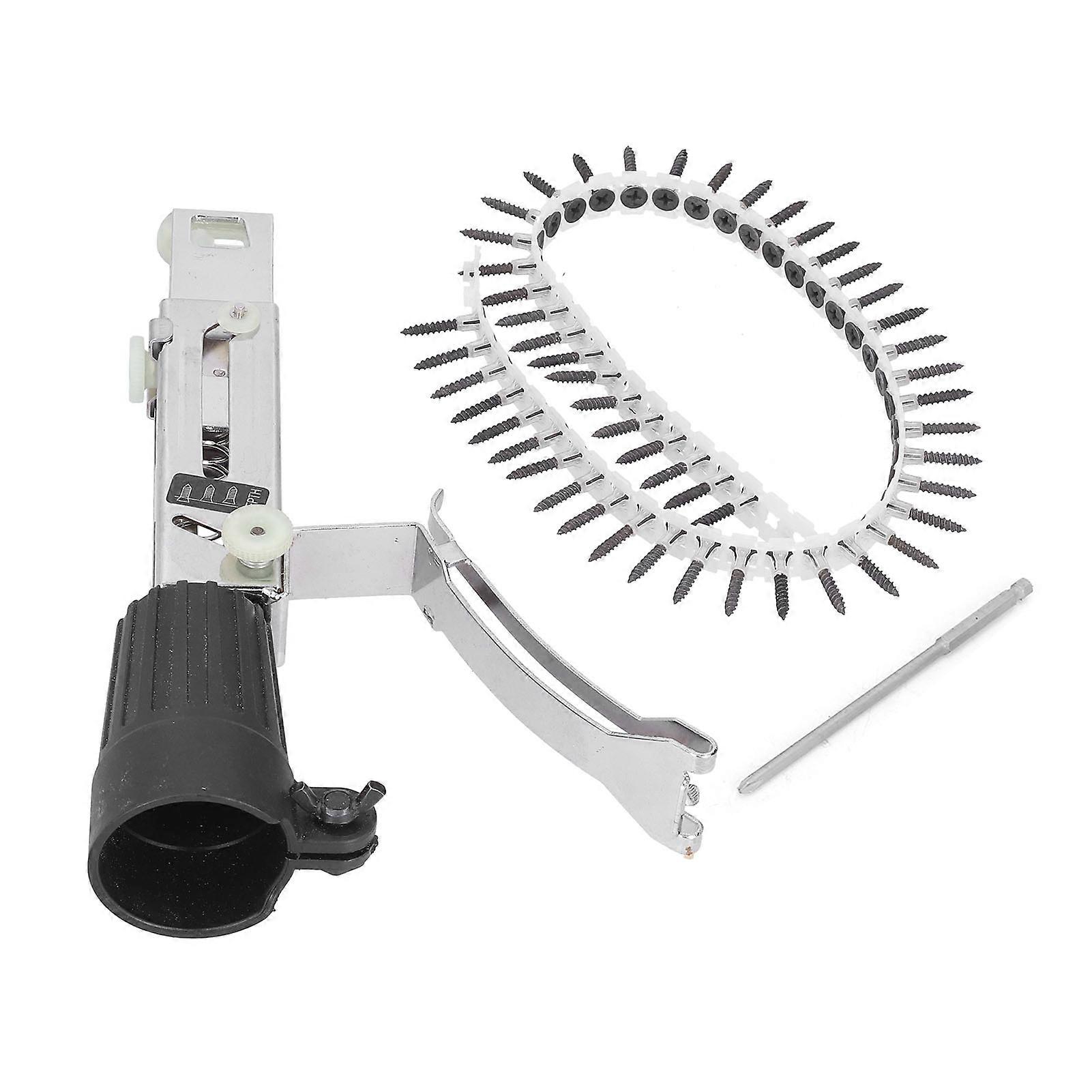 Chain Belt Screw Gun Adapter for Screw Drill, Stainless Steel, Ideal for Ceiling Installation, Versatile Compatibility