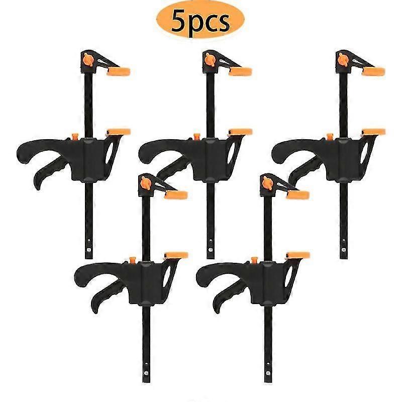 Spreader Work Bar Clamp F Clamp Gadget Tool Diy Hand Speed Squeeze Quick Ratchet Release Clip Kit 4 Inch Wood Working Tool