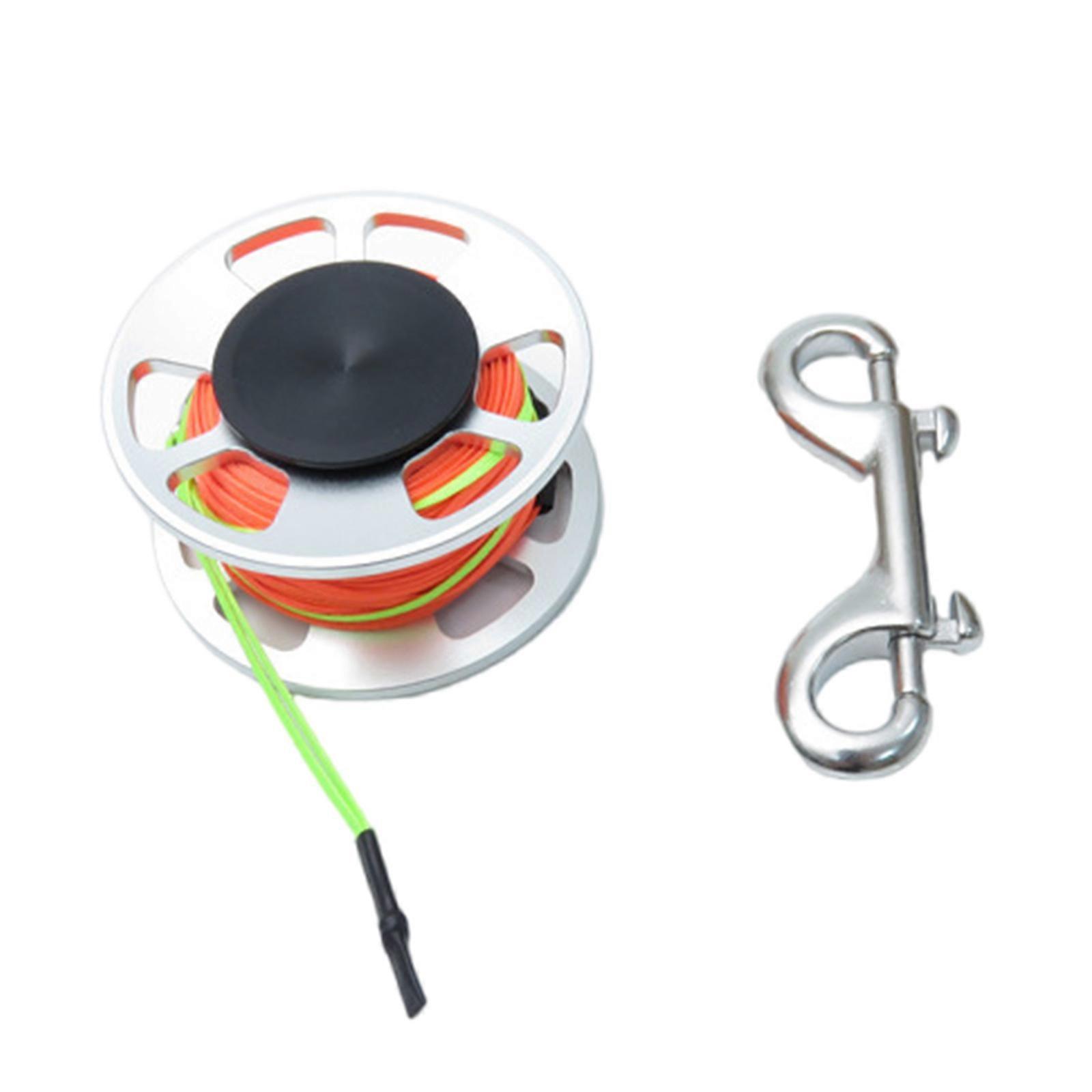 Underwater Adventure Diving Line Reel Ergonomic Diving Reel Comfortable Grip Safe Equipment Accessories  silver
