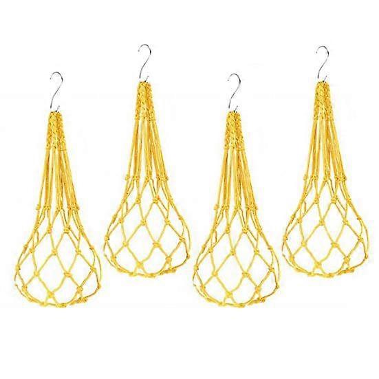 4Pcs Net Bag Chicken Vegetable Hanging Feeder Healthy Feeding Even Mesh Simple Installation Chicken Vegetable Feeder