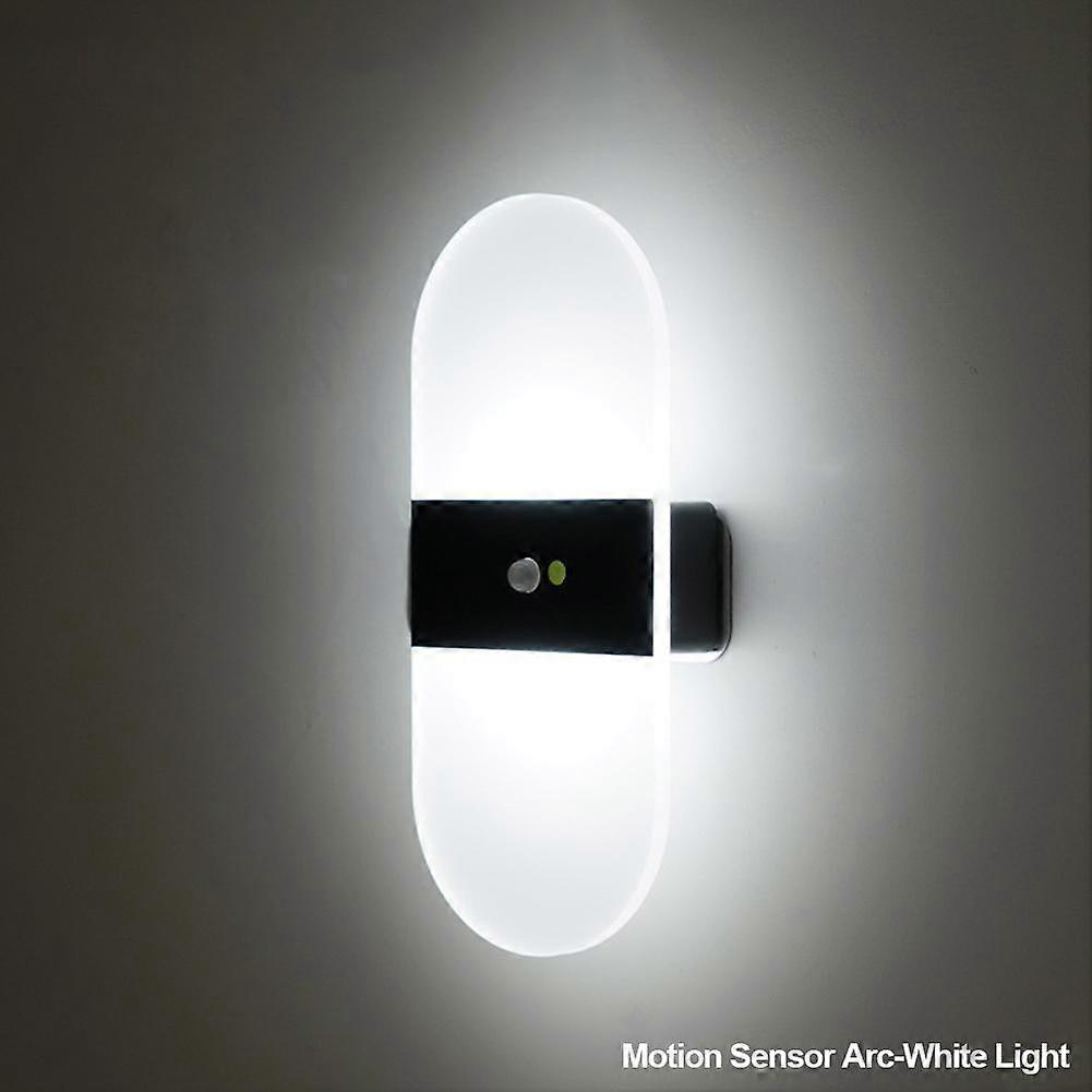 USB Rechargeable Wall Lights Home Indoor Motion Sensor Lighting Bedroom Bedside Lamp Corridor Stairway Decor Lights Wall Lamp