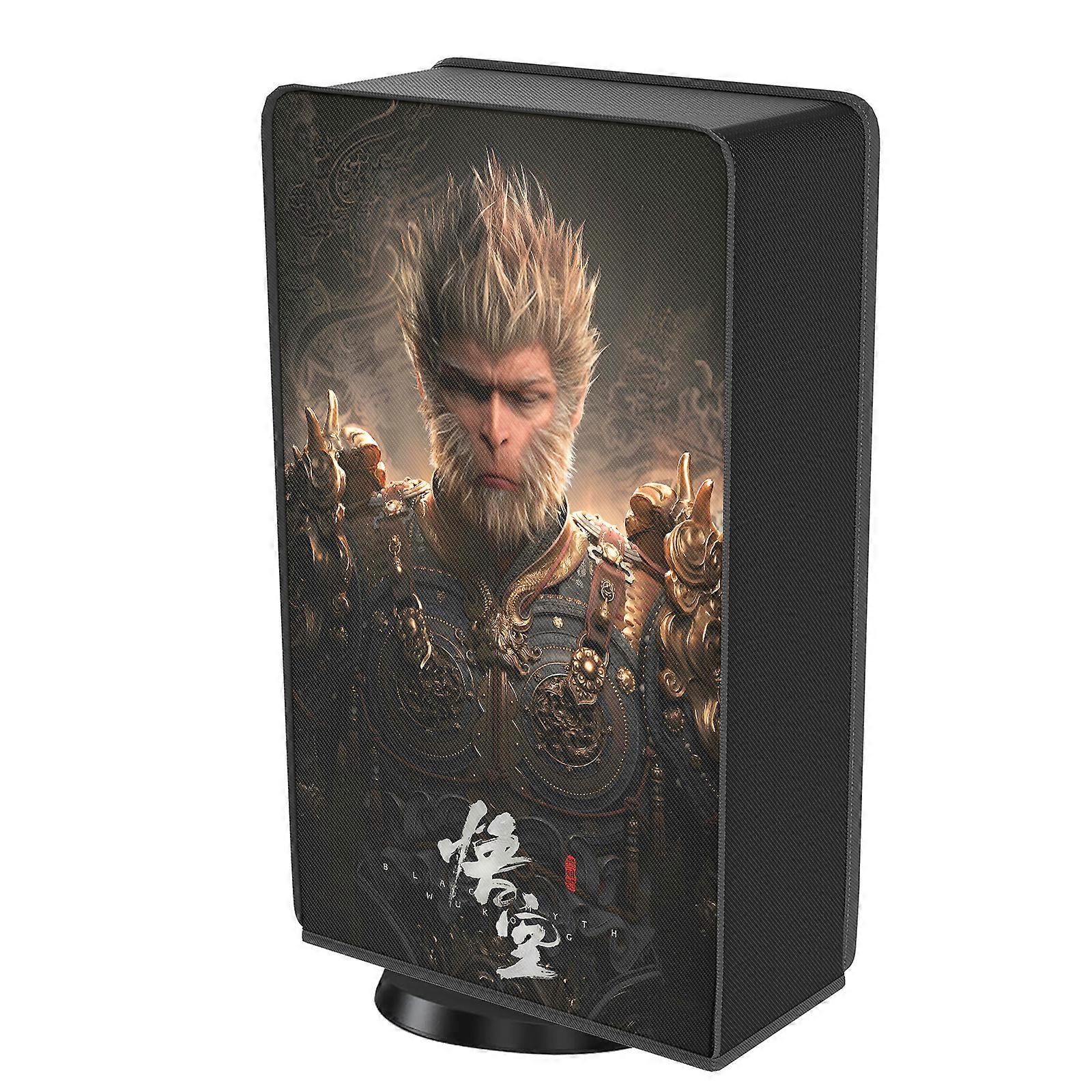 Vertical Cover Dust Guard Ventilate Cover Gaming Accessories Case with Monkey Pattern Dustproof Sleeve Multicolor