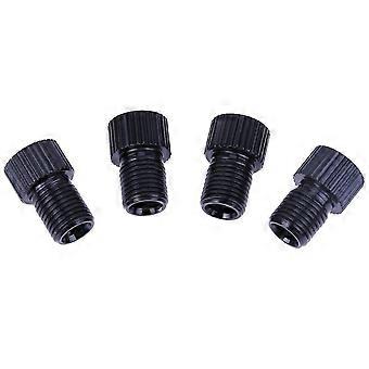 Adaptador de Válvula de Bicicleta Converter Tubo de Bicicleta Bombas de Ar Cabeça Conector Pneu Gás para Ciclismo Preto