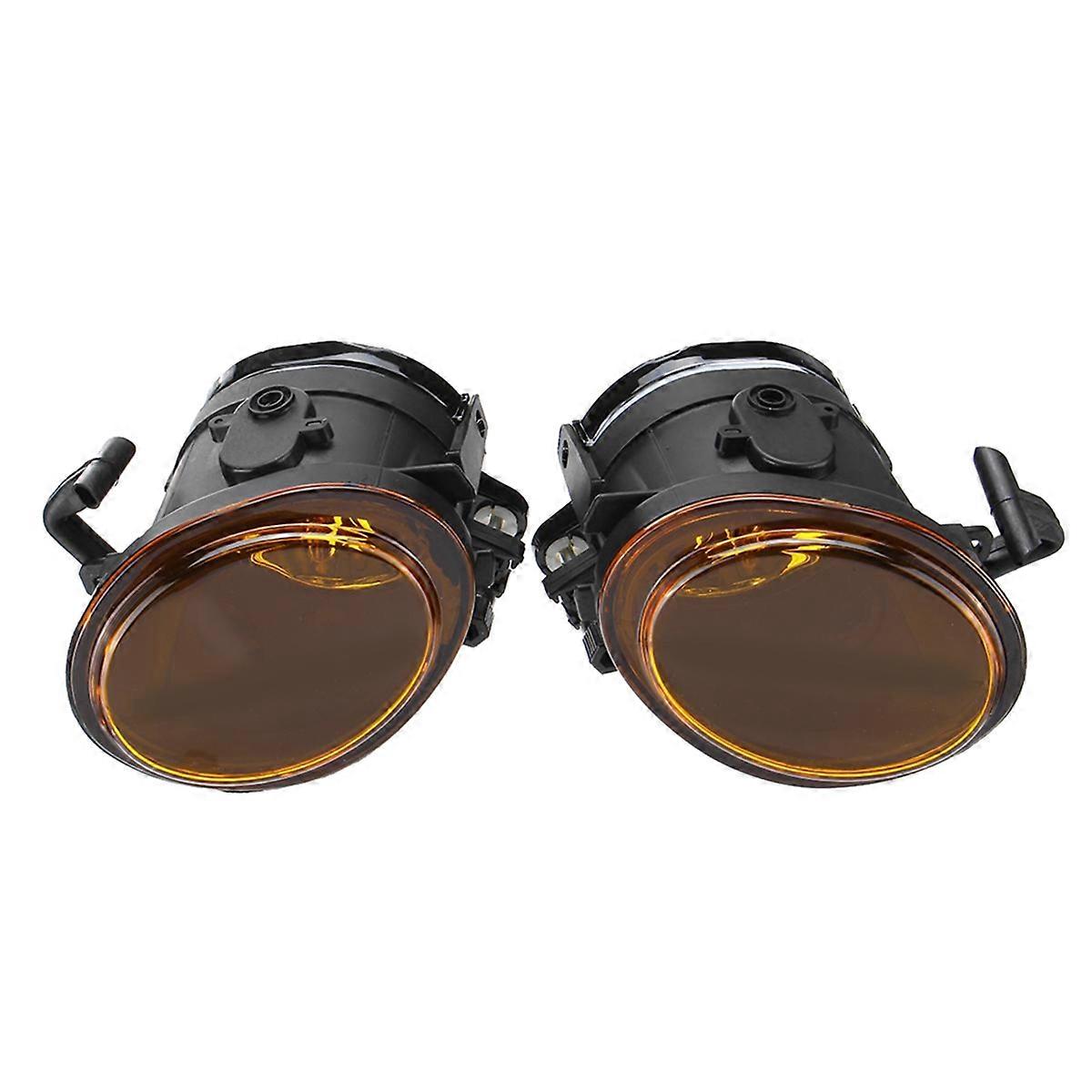 1Pair Front Fog Lights Lamp Yellow Lens for E46 M3 II E39 M5 2001-2006 63177894017 63177894018 With