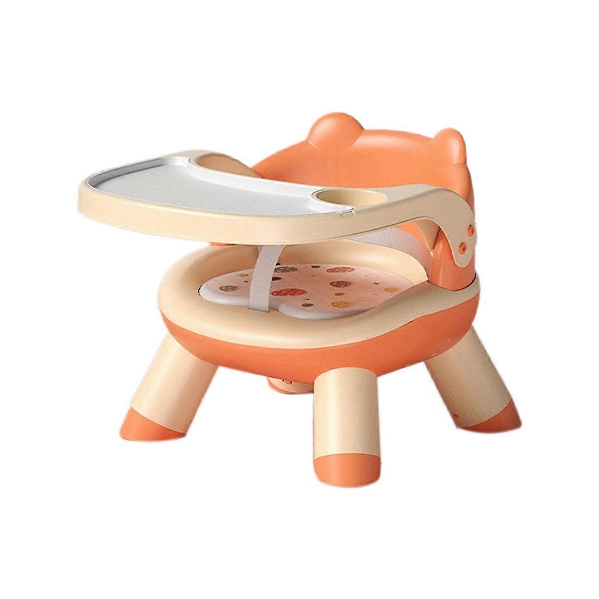 Baby Dining Chair, Baby Chair Backrest Learning to Sit on A Small Stool, Detachable Children'S Table