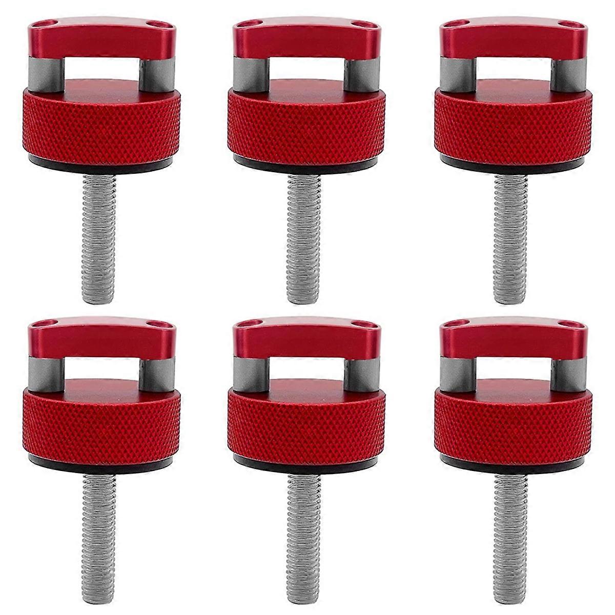 6Pcs Hardtop Bolts Screw Quick Removal Fastener Thumb Screw Nut Kit