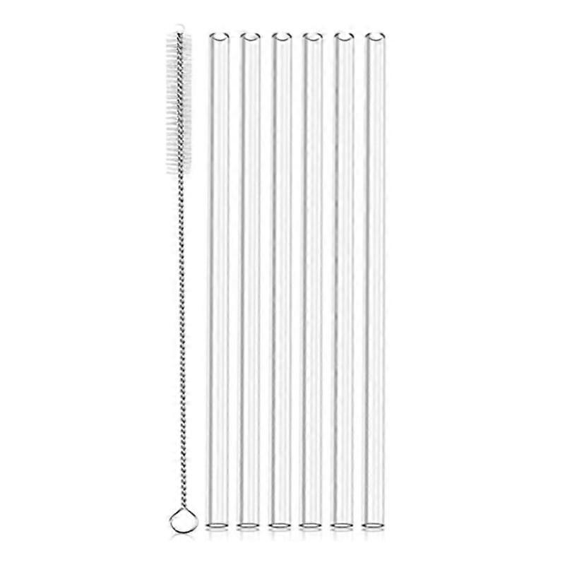 6Pack Replacement Straws with Cleaning Brush for 40Oz Tumbler