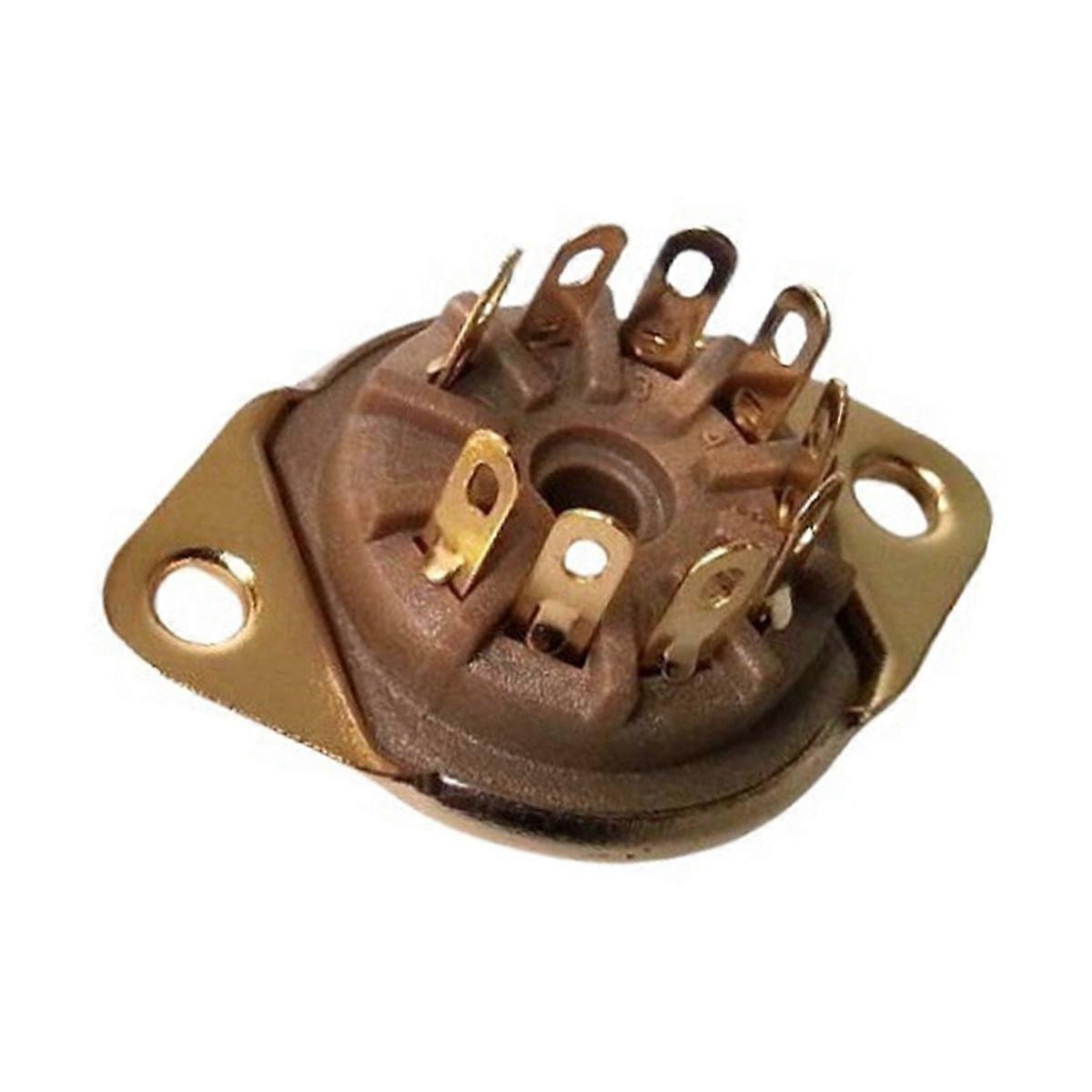 9Pins Bakelite Tube Socket Valve Base for 12AX7,12AT7,12AU7,ECC83