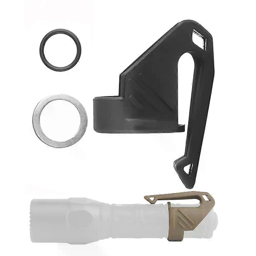 Multifunction Finger Ring For Tactical Switchback Flashlights Holder 27mm Nylon Flashlight Fixing Clips Compatible Pocket Clip