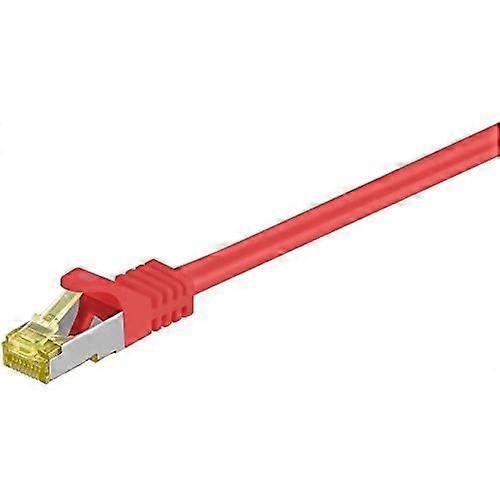 Network cable - PATCH CABLE - RJ45 S/FTP CAT7 - 0.25m - Red - PIMF