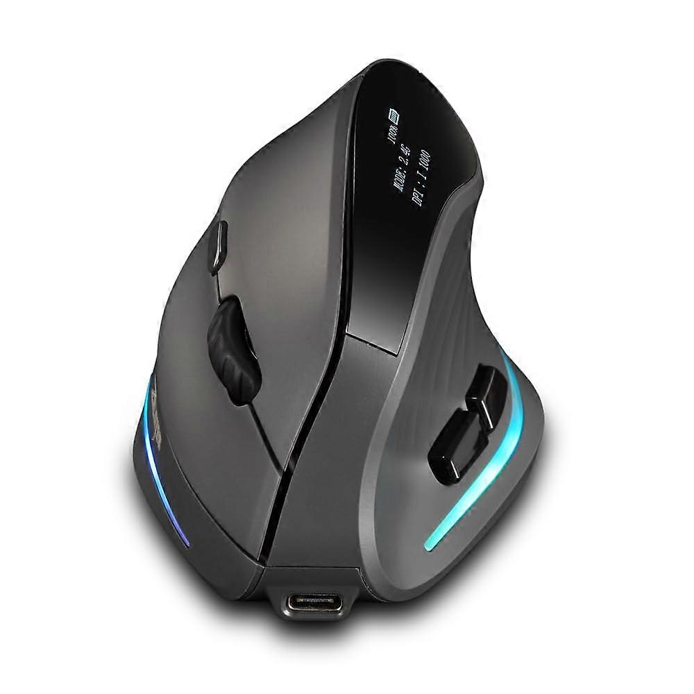 Bluetooth Wireless Rechargeable Vertical Ergonomic Mouse For PC And Laptop Windows Mac Compatible