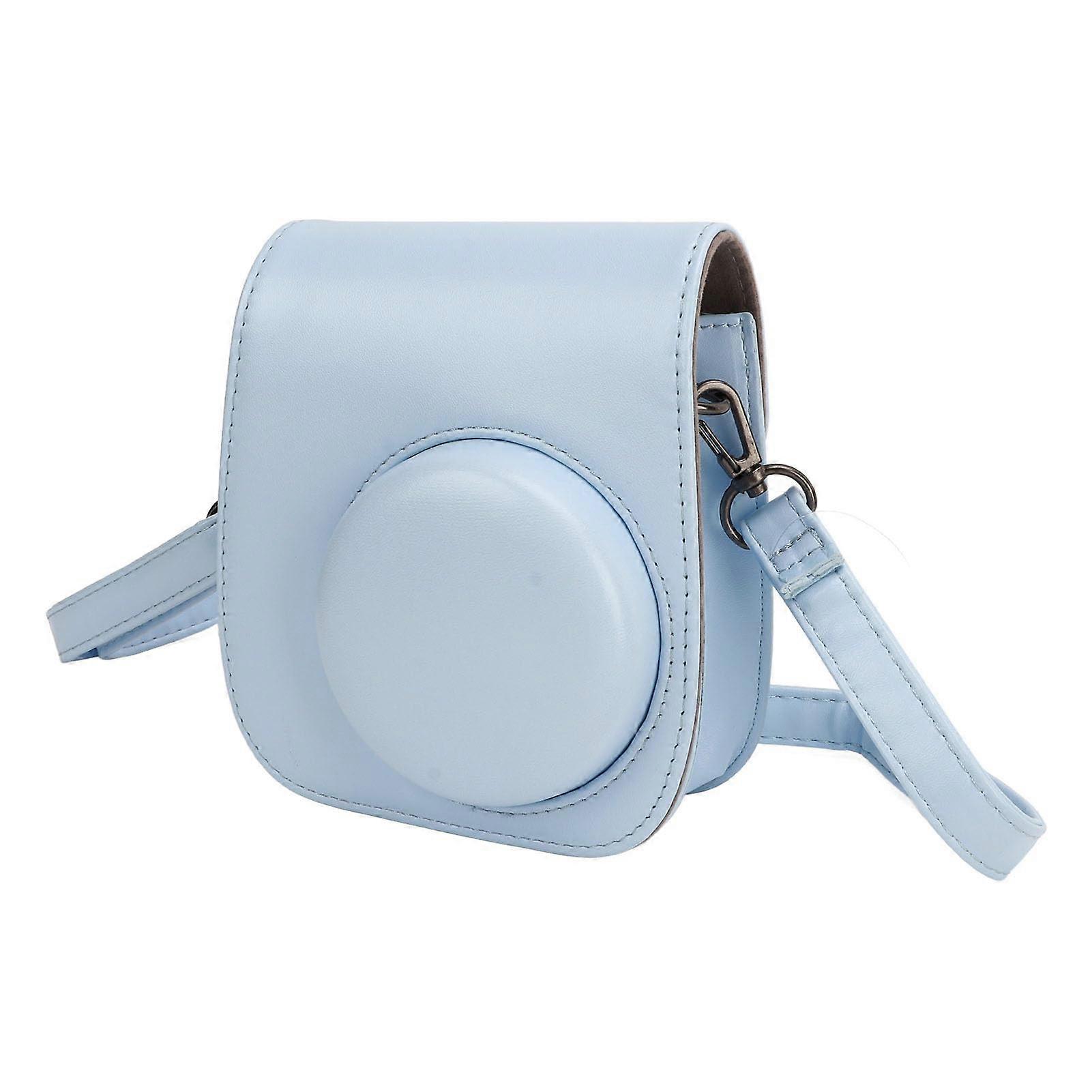 Camera Case, Antiscratch Mini Camera Bag Adjustable with Stickers for Mini 12 (Blue)