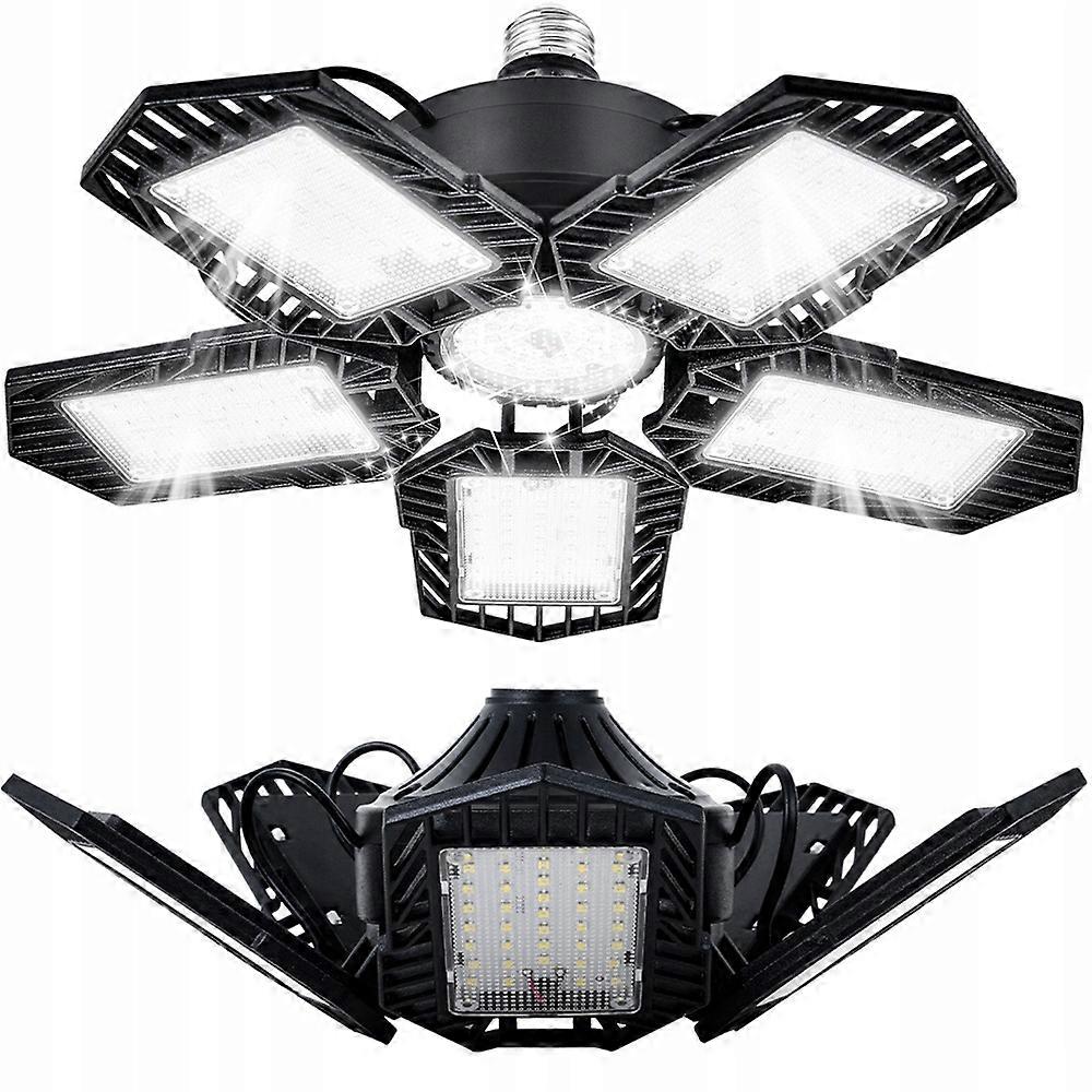 Powerful Garage Workshop Lamp 80w Ceiling Working Led Bulb E27 6in1