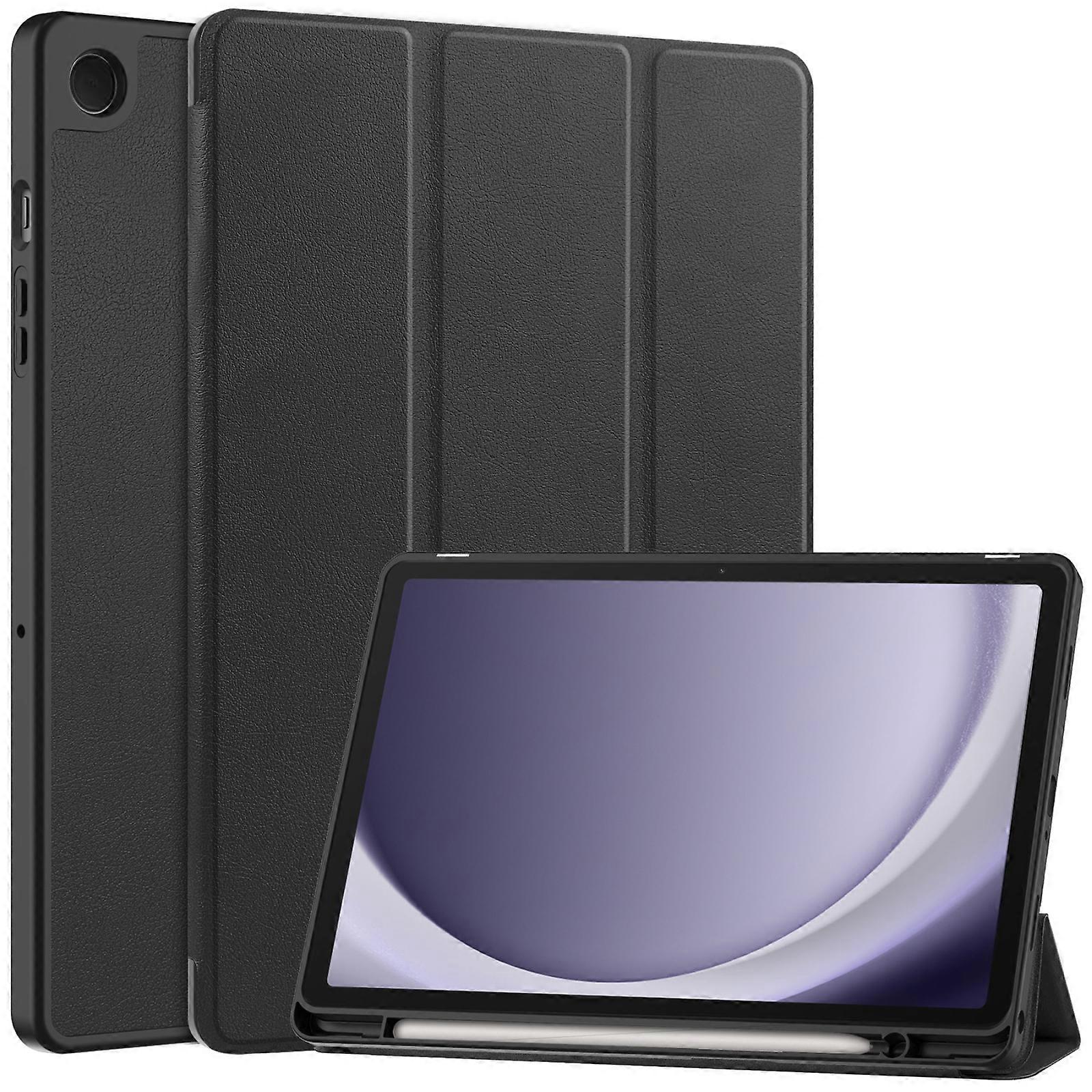 Custer 3-folding Holder TPU Smart Leather Tablet Case