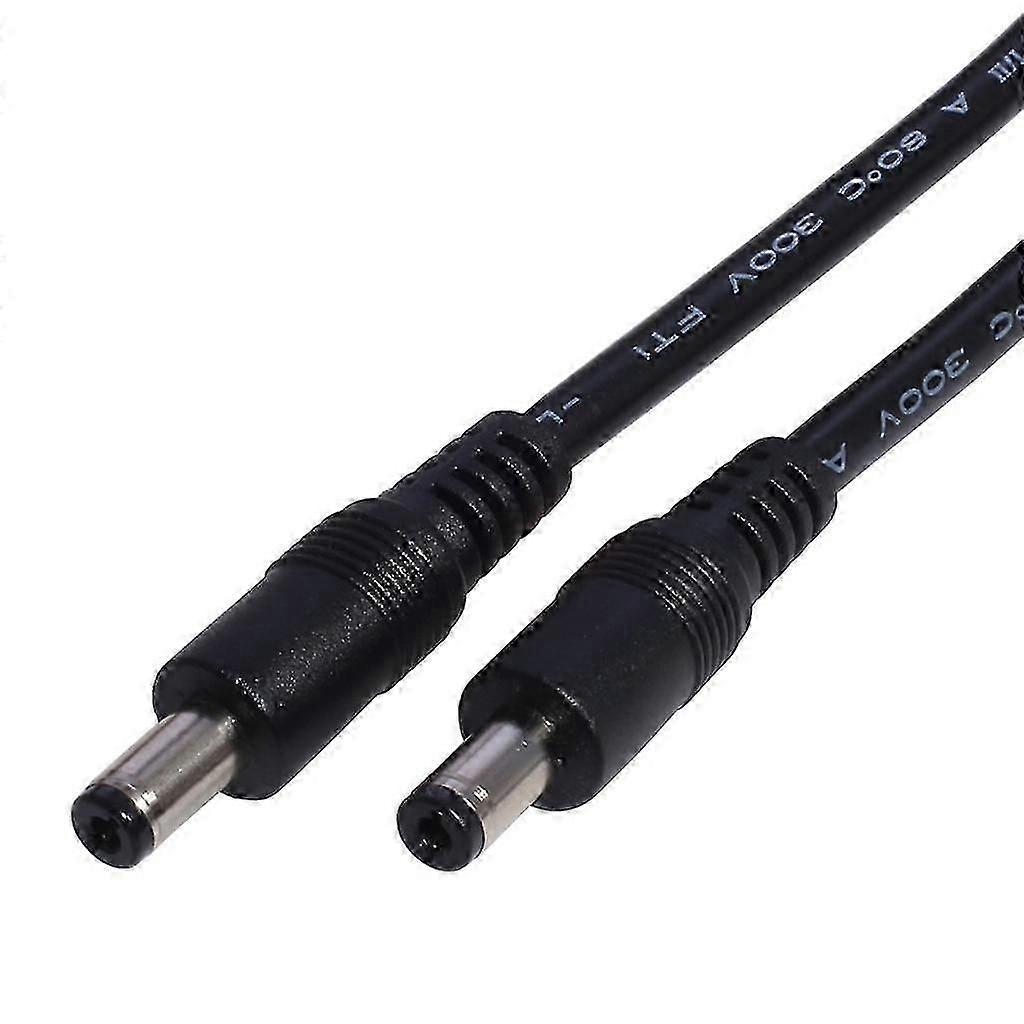DC5521 Napájecí kabel samec na samec 18AWG 5,5x2,1 mm Napájecí kabel EU adaptér