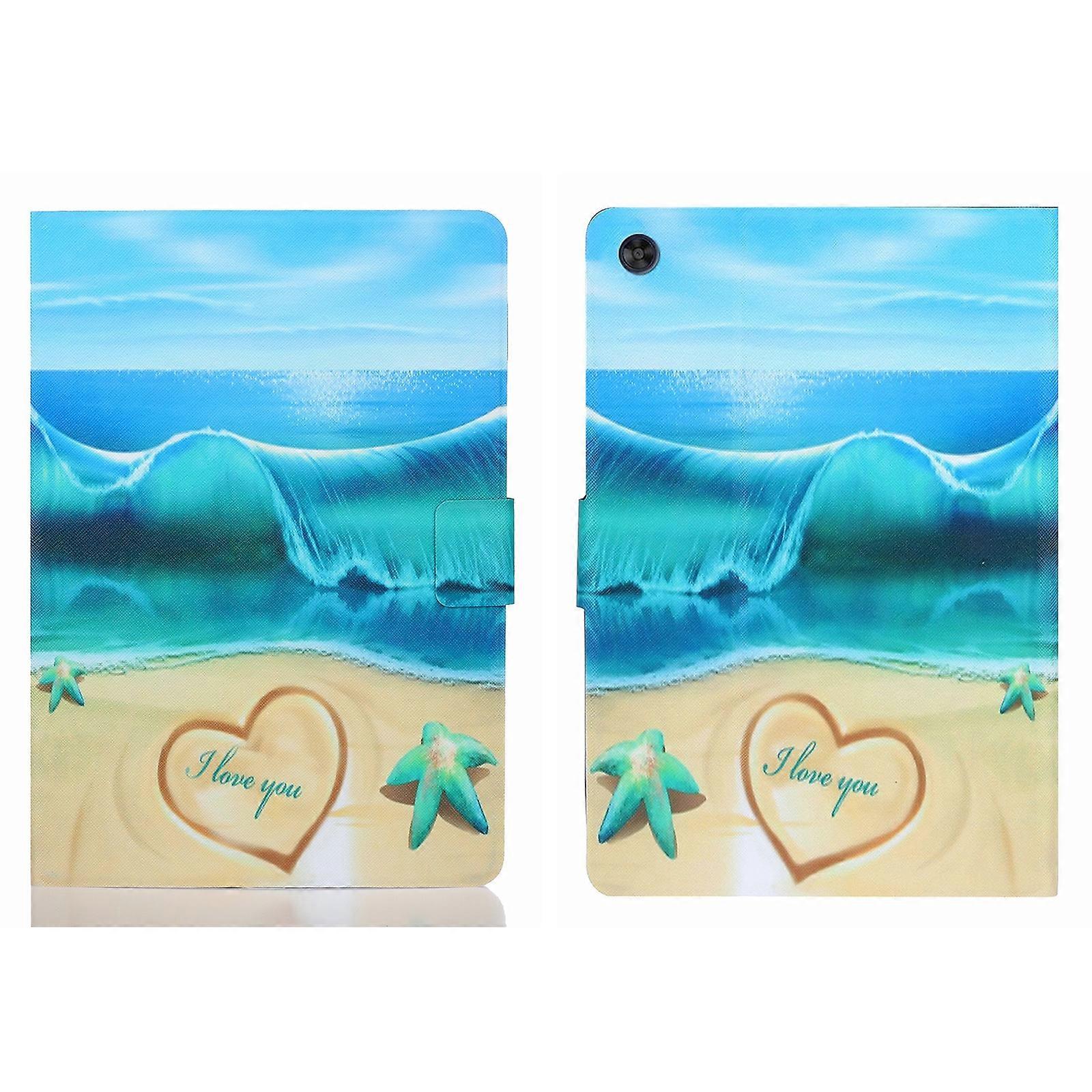 Voltage Coloured Drawing Smart PU Tablet Case with Sleep / Wake-up Function