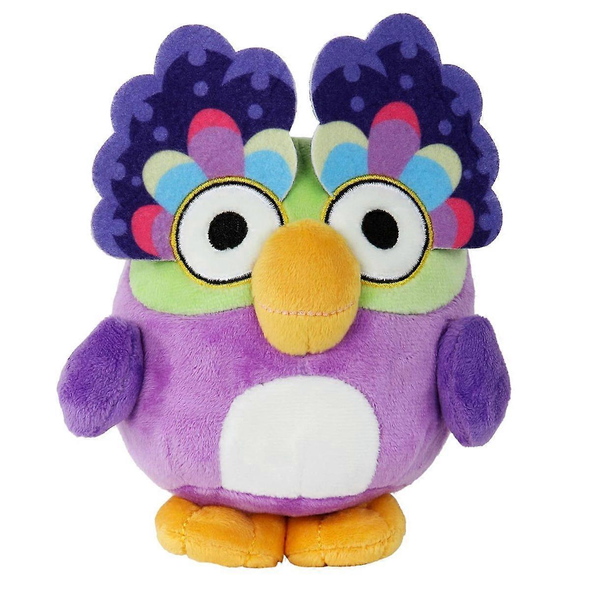 Brinquedo de boneca roxo com boneca de pelúcia - pássaro azul- 22cm 120g