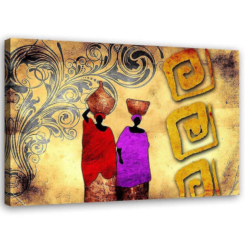 Impression sur toile, Deux femmes africaines - 120x80