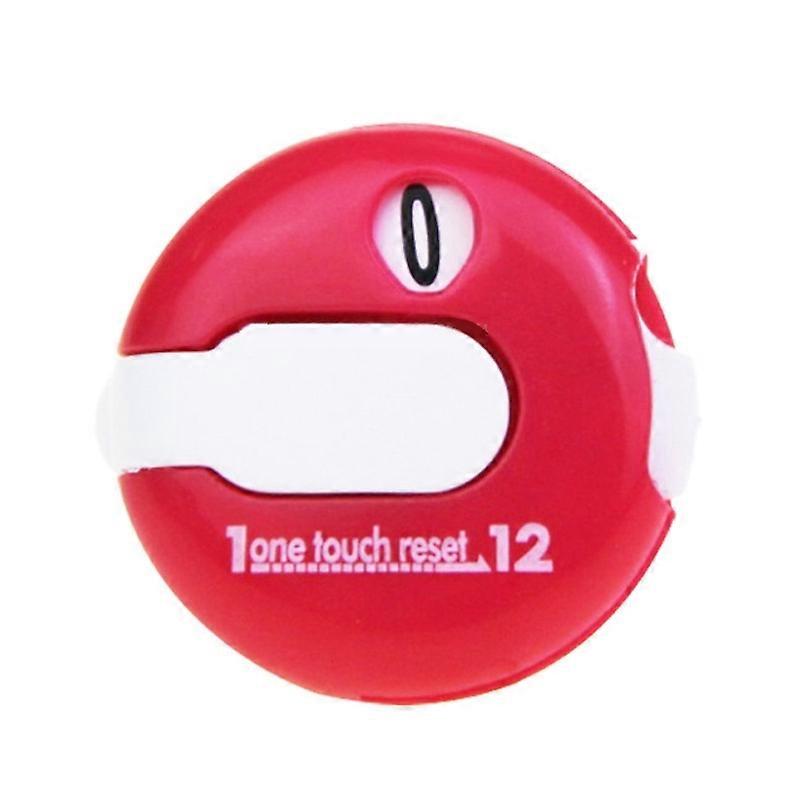 JFQ01 Golf Ball Scoring Device 12 Strokes Pink