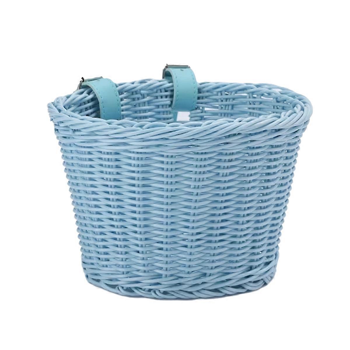 Children's bicycle basket, Plastic, 21x16x16 cm, Blue