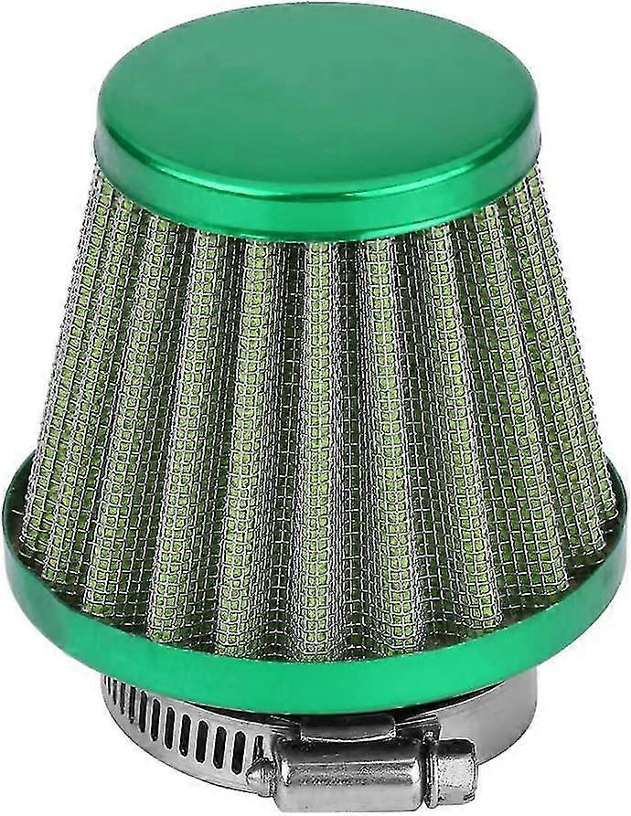 Engine Air Filters 38mm Air Filter Intake Intake Kit For Most Motocross Motorcycle Mini Bikes (green)