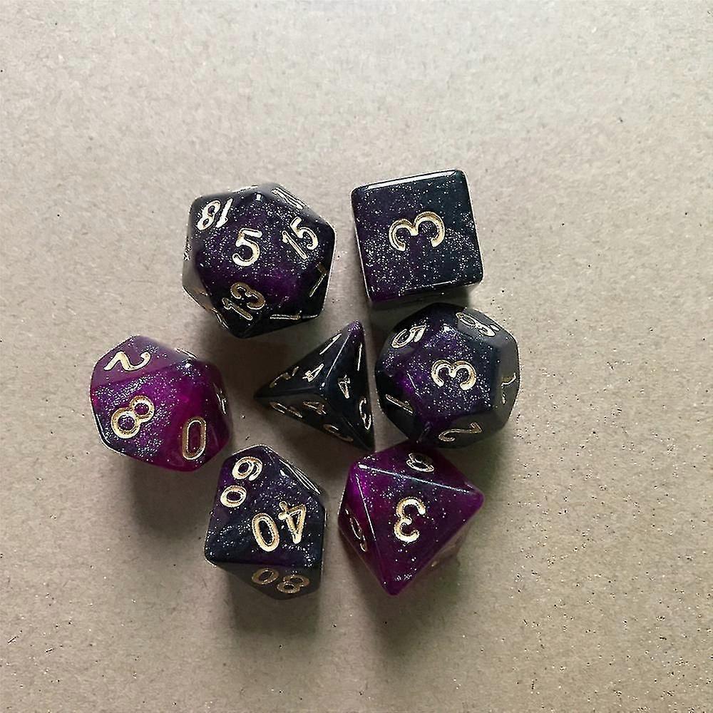 7pcs Dice Set Polyhedral Dice Dungeons And Dragons Game Dice Party Board Game Dice