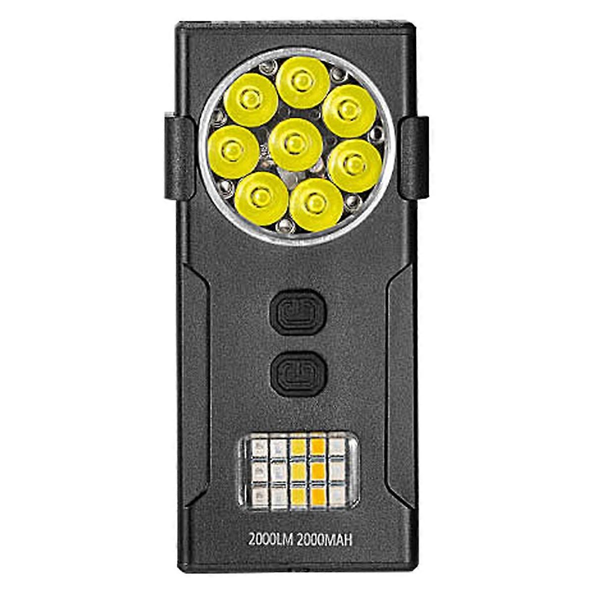 Mini Rechargeable LED Flashlight Keychain Lanterns Torch Waterproof