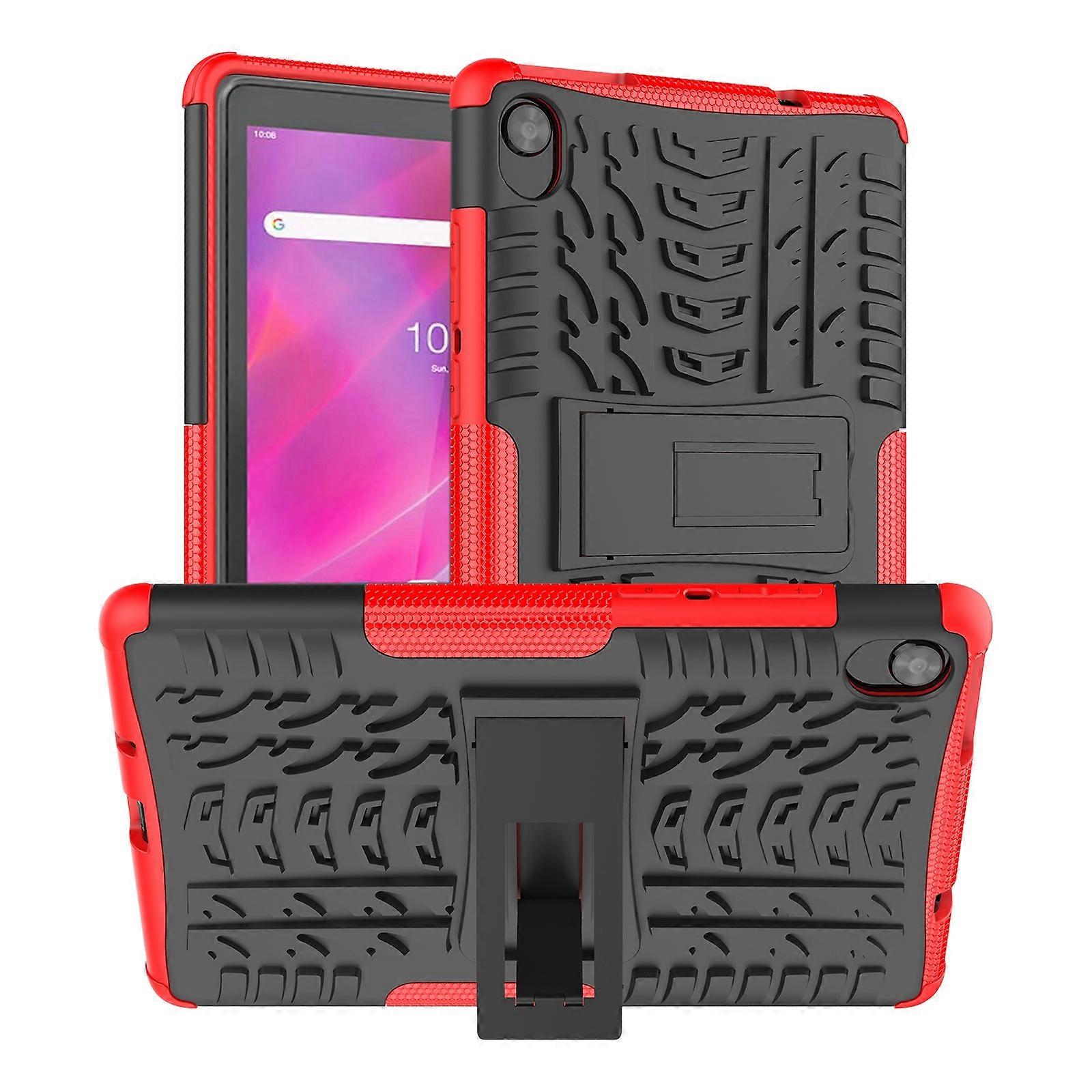 For Lenovo Tab M8 3rd Gen 8506 / M8 HD 8505 Tire Texture Shockproof TPU+PC Tablet Case with Holder For Lenovo Tab M8 3rd Gen / M8 HD