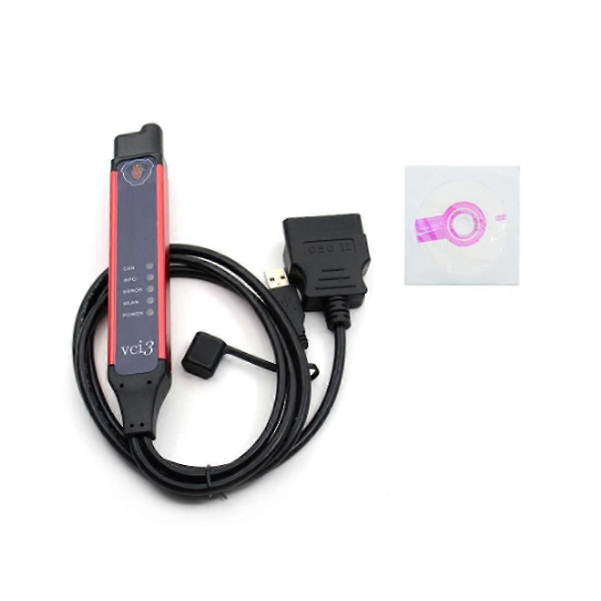 2022 Upgrade SDP3 2.52.3 with VCI3 SDP3 WiFi USB Interface compatible with Heavy Duty Diagnositc Trucks Buses E