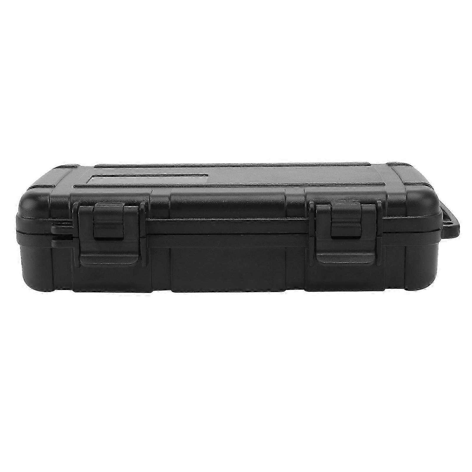 1Pc Household Storage Box Portable Tool Box Tool Storage Container (Black) well